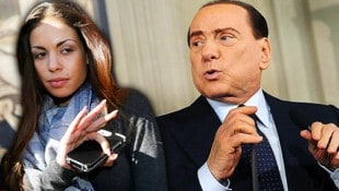 La entonces menor de edad Ruby y el poderoso Berlusconi: ¿Qué pasaba en las orgías en su villa?  (Imagen: AP, EPA, krone.at gráficos)