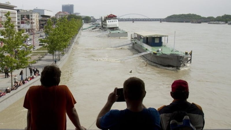 Bratislava has a long history of flooding, which has repeatedly challenged the city. (Bild: EPA)