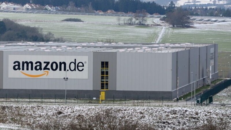 Das Amazon-Logistikzentrum im deutschen Bad Hersfeld. (Bild: EPA)