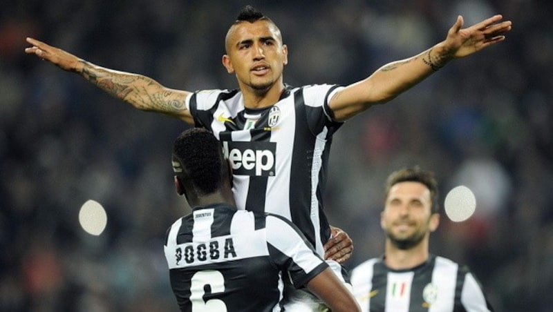 Arturo Vidal bei Juventus (Bild: EPA)