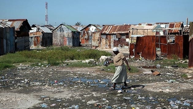 Slum in Haiti (Archivbild) (Bild: APA/Helmut Fohringer)