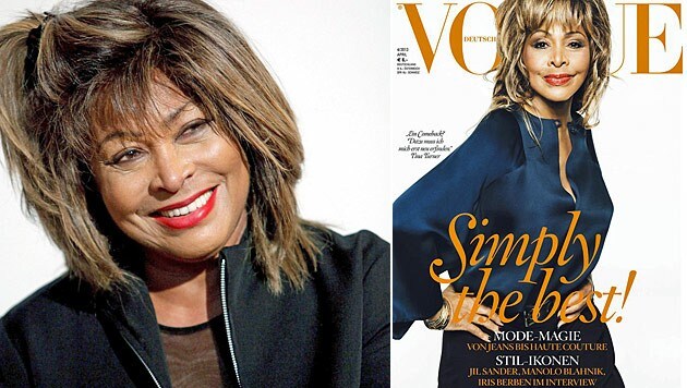 Tina Turner Mit 73 Als Sexy Covergirl Auf Der Vogue Krone At