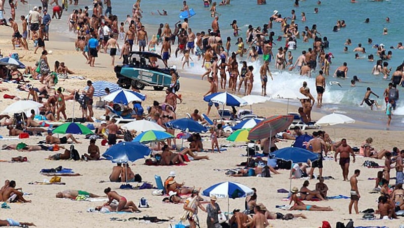 Der Bondi Beach in Zeiten vor Corona (Bild: dapd)