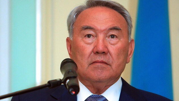 Kasachstans Staatschef Nursultan Nasarbajew (Bild: EPA)