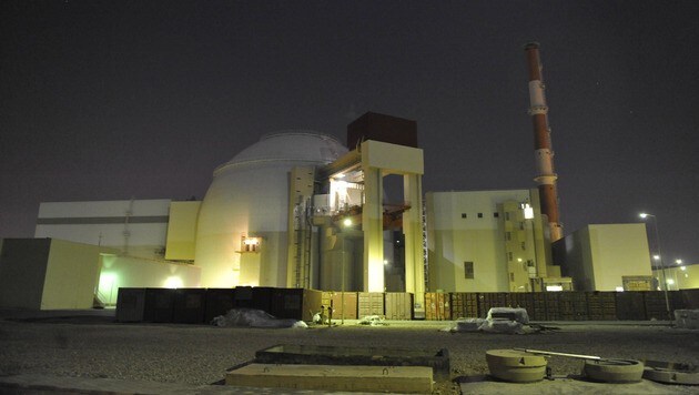Das von Russland gebaute iranische Atomkraftwerk Bushehr (Bild: AP)