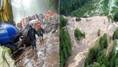 (Bild: FF Göriach; Flugpolizei)