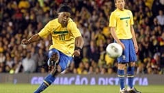 Ronaldinho und Co. waren beim Spiel für den Frieden dabei. 
